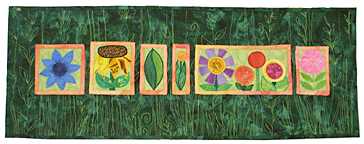 portraits from the garden quilt class
