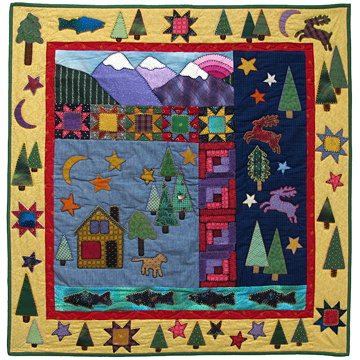 Pine Meadow quilt by Jean Wells